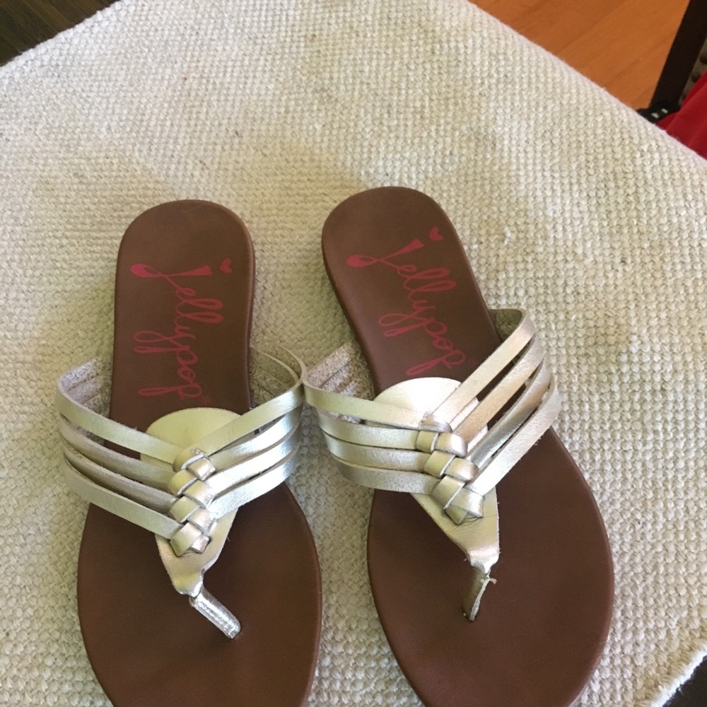Gold Sandal by Jellypop